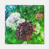 Aimant Fleurs violettes (Devant)