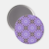 Aimant Fleurs violettes (Recto/Verso)