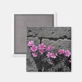 Aimant Fleurs violettes (Recto/Verso)