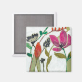 Aimant Fleurs vives (Recto/Verso)
