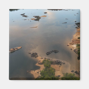 Aimant Fleuve Essequibo, plus long fleuve de Guyana, et 2