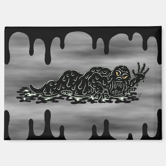 Aimant Flexible Slime Hulk bizarre Horror Art (Recto)