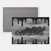 Aimant Flexible Slime Hulk bizarre Horror Art (Recto/Verso)