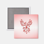 Aimant Flight of A Phoenix Red  (Recto/Verso)
