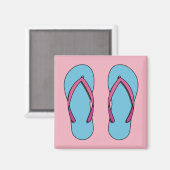 Aimant Flip Flops de plage (Recto/Verso)