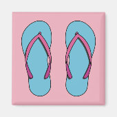 Aimant Flip Flops de plage (Devant)
