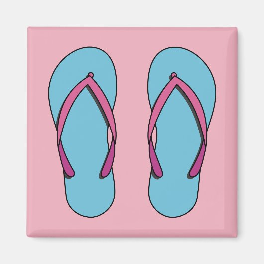 Aimant Flip Flops de plage (Devant)