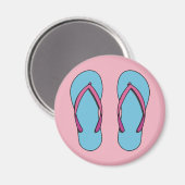 Aimant Flip Flops de plage (Recto/Verso)