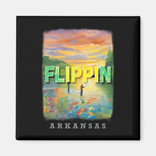 Aimant Flippin Arkansas Ar Paradis de la pêche Sd760