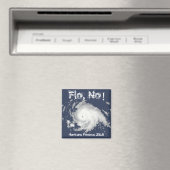 Aimant Flo, non ! Ouragan Florence 2018 (In Situ (Lave-vaisselle))