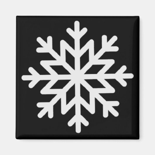 AIMANT FLOCON DE NEIGE (Devant)