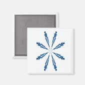 Aimant Flocon de neige... (Recto/Verso)