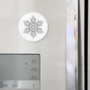 Aimant Flocon de neige en cristal -