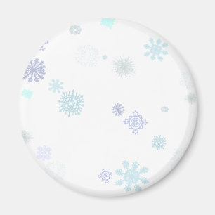 Aimant Flocons de neige pâles
