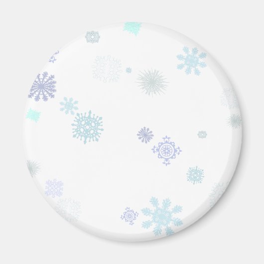Aimant Flocons de neige pâles (Devant)