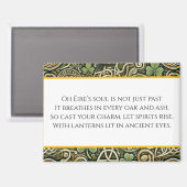 Aimant Floraison celtique (Recto/Verso)