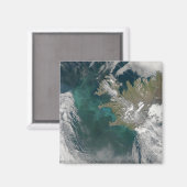 Aimant Floraison de phytoplancton dans l'Atlantique Nord (Recto/Verso)