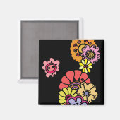Aimant floral (Recto/Verso)