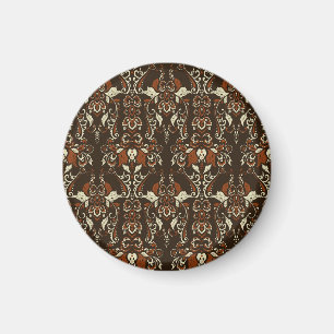 Aimant Floral baroque : Papier peint Vintage classique