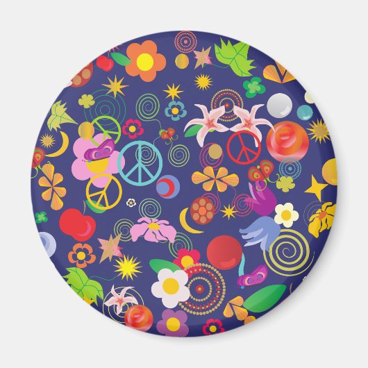 Aimant Floral boho (Devant)