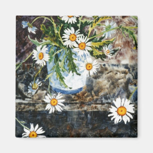 Aimant floral "Dasis sauvages sur une étagère"