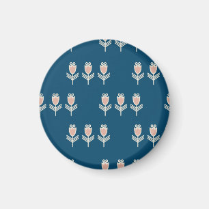 Aimant Floral ethnique : Ornement décoratif Vintage