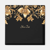 Aimant Floral Or (Devant)