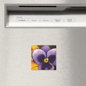 Aimant floral "Pansy #1" (In Situ (Lave-vaisselle))