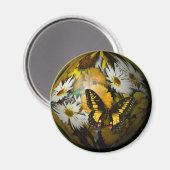 Aimant Floral papillon (Recto/Verso)