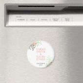 Aimant Floral peint (In Situ (Lave-vaisselle))