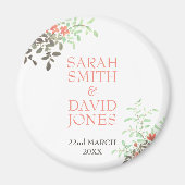 Aimant Floral peint (Devant)