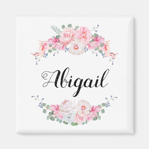Aimant floral personnalisé de butins