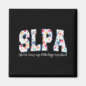 Aimant Floral Speech Language Pathology Istant Slpa Appre (Devant)