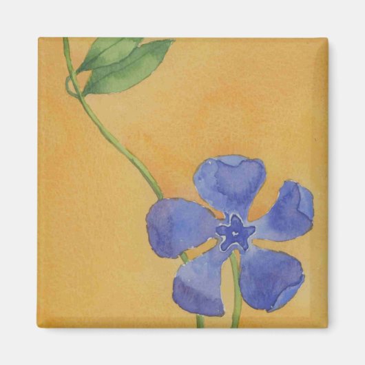 Aimant floral "Vinca" (Devant)