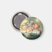 Aimant floral vintage (Recto/Verso)