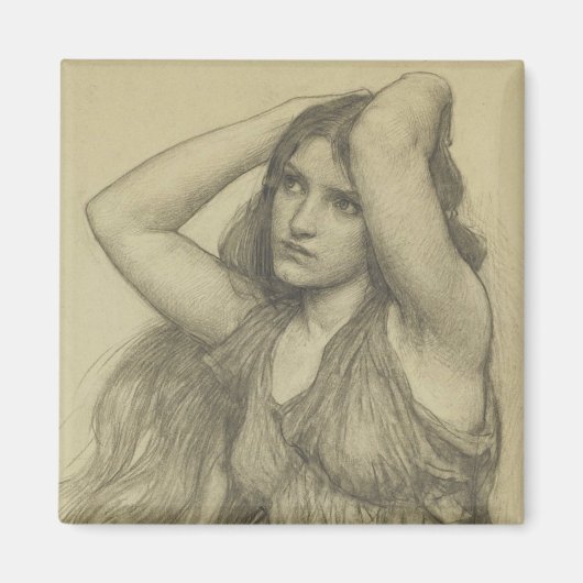 Aimant Flore aux cheveux longs (Devant)