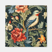 Aimant Flore complexe avec oiseaux (Devant)