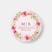 Aimant Flore minimale et chic | Mariage (Devant)