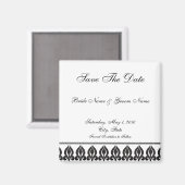 Aimant Flore - Noir/Blanc (Recto/Verso)