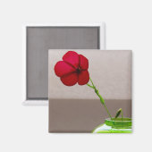 Aimant Flore rouge (Recto/Verso)