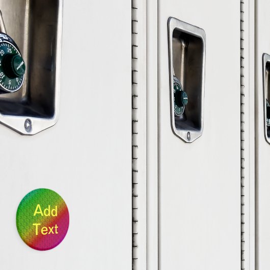 Aimant Flore vert rouge arc-en-ciel dégradé Mélange diago (In situ (casier))