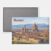 Aimant Florence Aquarelle Skyline (Recto/Verso)