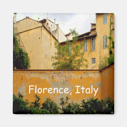 Aimant Florence Italie - Architecture Jaune (Devant)
