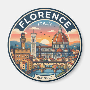 Aimant Florence Panorama Italie