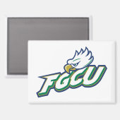 Aimant Florida Gulf Coast University | FGCU Azul Eagles (Recto/Verso)