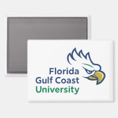 Aimant Florida Gulf Coast University | FGCU Azul Eagles (Recto/Verso)