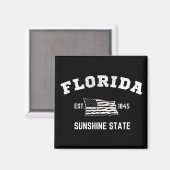 Aimant Floride Est, 1845 Sunshine State (Recto/Verso)