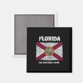 Aimant Floride Fl Summer Miami Vibes Beach Sunshine State (Recto/Verso)