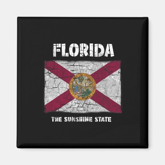 Aimant Floride Fl Summer Miami Vibes Beach Sunshine State (Devant)