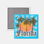 Aimant Floride The Sunshine State USA (Recto/Verso)